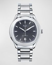 Piaget - Polo Date 42mm Stainless Steel Automatic Watch - Lyst