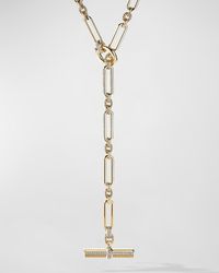 David Yurman - Lexington Chain Necklace With Diamonds In 18k Gold, 6.5mm, 41" - Lyst