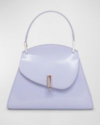 Ferragamo - Prisma Leather Top-Handle Bag - Lyst
