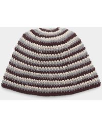 Rag & Bone - Lou Striped Crochet Hat - Lyst