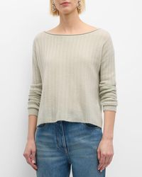 NAADAM - Cashmere Ribbed Boat-Neck Sweater - Lyst