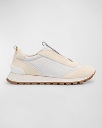 Brunello Cucinelli - Monili Laceless Trainer Sneakers - Lyst
