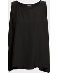 Eskandar - Lightweight Silk A-line Shell - Lyst