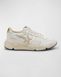 Golden Goose - Star Dad Mixed Leather Running Sneakers - Lyst