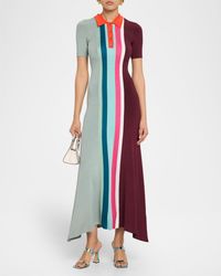 christopher john rogers tiered ruffle peplum midi dress Christopher John Rogers Tiered Ruffle Peplum Midi Dress in Natural