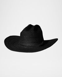 Janessa Leone - Aiden Straw Western Hat - Lyst