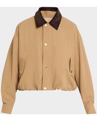 FRAME - The Cord Collar Jacket - Lyst