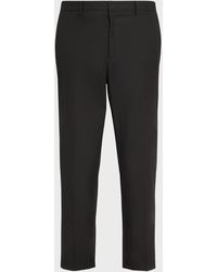 Jil Sander - Washed Cotton Trousers - Lyst