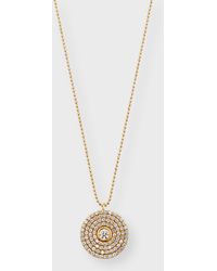 Dominique Cohen - 18k Gold Mosaic Diamond Pendant Necklace (large) - Lyst