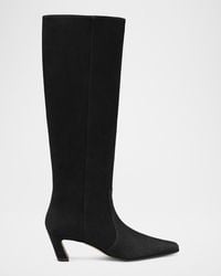 Stuart Weitzman - 50Mm Stassi Suede Knee-High Boots - Lyst