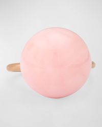 Irene Neuwirth - Gumball 18k Rose Gold Ring Set With 16mm Pink Opal - Lyst