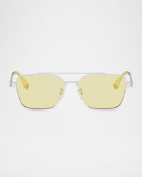 Fendi - Apos;S Sky Metal Aviator Sunglasses - Lyst