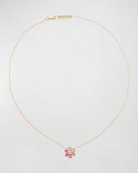 Stevie Wren - 14k Pink Ombre Flower Stud Earrings - Lyst