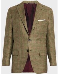 Kiton - Apos;S Windowpane Cashmere Blend Suit - Lyst