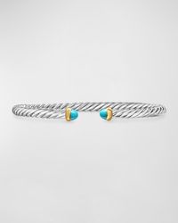 David Yurman - Cable Flex Bracelet With Gemstone - Lyst
