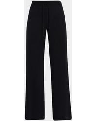 Lisa Yang - Sofi Cashmere Straight-Leg Pull-On Trousers - Lyst