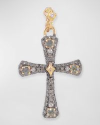 Armenta - Sapphire And Diamond Cross Enhancer - Lyst