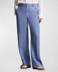 Polo Ralph Lauren - Linen Wide-Leg Pants - Lyst