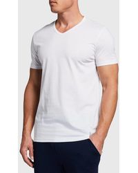 Emporio Armani - V-Neck Three-Pack T-Shirts - Lyst