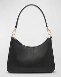 Stella McCartney - Logo Vegan Leather Shoulder Bag - Lyst