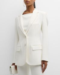 Brandon Maxwell - Single-Breasted Blazer Jacket With Slightly Boxy Fit - Lyst