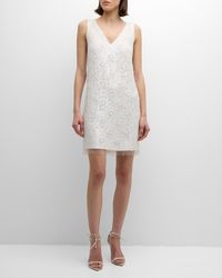 Kobi Halperin - Flo Sleeveless Sequin Bead-Fringe Mini Dress - Lyst
