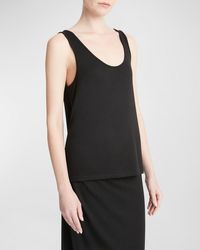 Vince - Relaxed Scoop-Neck Tank Top - Lyst
