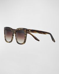 Barton Perreira - Bolsha Rectangle Gradient Sunglasses - Lyst