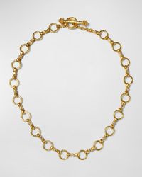 Elizabeth Locke - 19k Diamond Celtic Link Necklace - Lyst