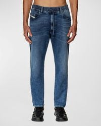 DIESEL - D-krooley L.32 Medium Wash Denim Sweat Jeans - Lyst