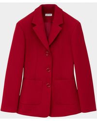 Loewe - Wool-Blend Single-Breasted Jacket - Lyst