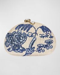Rafe New York - Berna Chinoiserie Embroidered Clutch Bag - Lyst