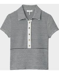 Rag & Bone - The Knit Button-Front Top - Lyst