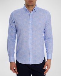 Robert Graham - Reid Textured Cotton Sport Shirt - Lyst