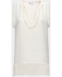 Callas Milano - Comporta Sleeveless Fringed Boucle Top - Lyst