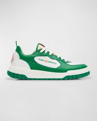 Casablancabrand - Tennis Court Leather Low-Top Sneakers - Lyst