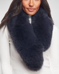 Fabulous Furs - Chateau Faux Fur Clip Scarf - Lyst