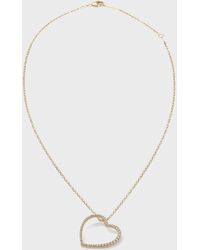 Lana Jewelry - Flawless Graduating Heart Pendant Necklace, 18"l - Lyst