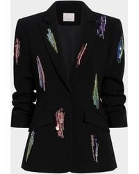 Cinq À Sept - Cheyenne Sequined Whirl Blazer - Lyst