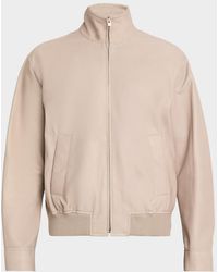FRAME - Apos;S Leather Bomber Jacket - Lyst