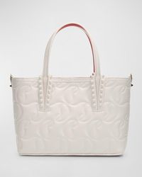 Christian Louboutin - Cabata Mini Tote In Cl Embossed Nappa Leather - Lyst