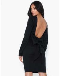 NLY ONE Bow Back Dress - Zwart