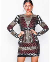NLY EVE Beaded Pattern Dress - Zwart
