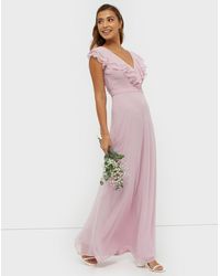 NLY EVE Daydreaming Flounce Gown - Meerkleurig