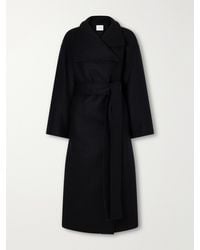 JOSEPH - Fiore Belted Virgin Wool-Blend Coat - Lyst