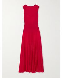 Magda Butrym - Open-Back Paneled Stretch-Jersey Maxi Dress - Lyst