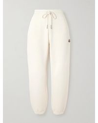 Moncler - Jogginghose Aus Jersey Aus Einer Baumwollmischung Mit Applikation - Lyst