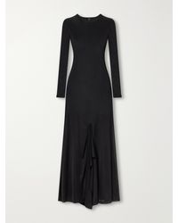 The Park - Eileen Ruffled Lyocell Maxi Dress - Lyst