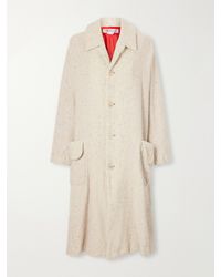 Comme des Garçons - Wool-Blend Tweed Coat - Lyst