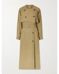 Co. - Double-Breasted Belted Drill Trench At - Lyst